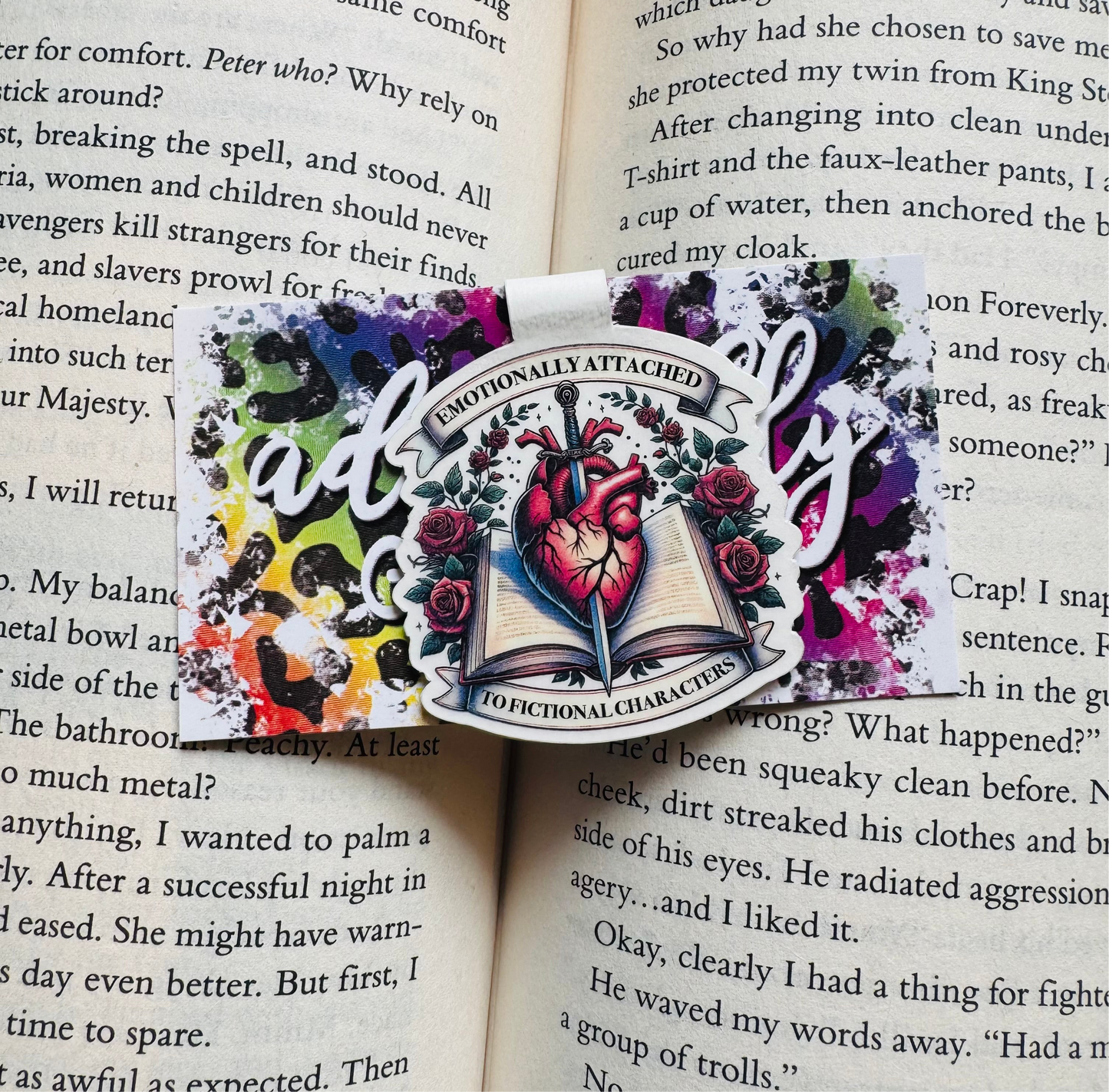 Emotionally Attached - Magnetic Bookmark