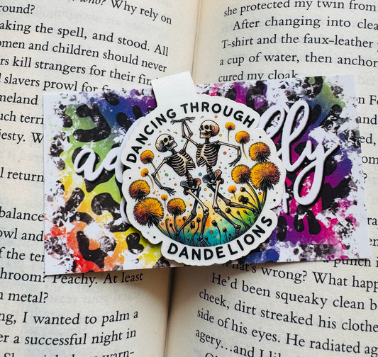 Skeleton Dandelions - Magnetic Bookmark