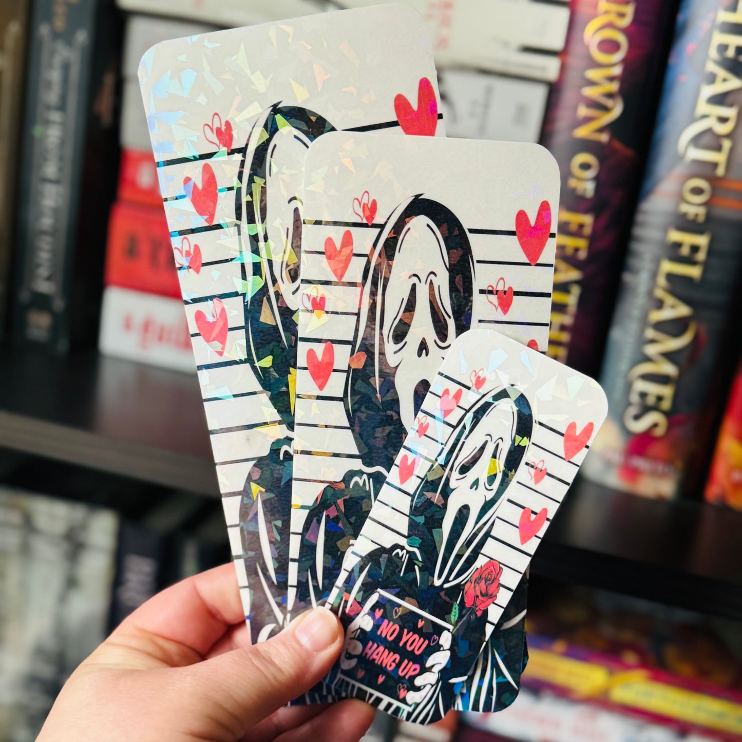 Killer Love Valentines Bookmarks