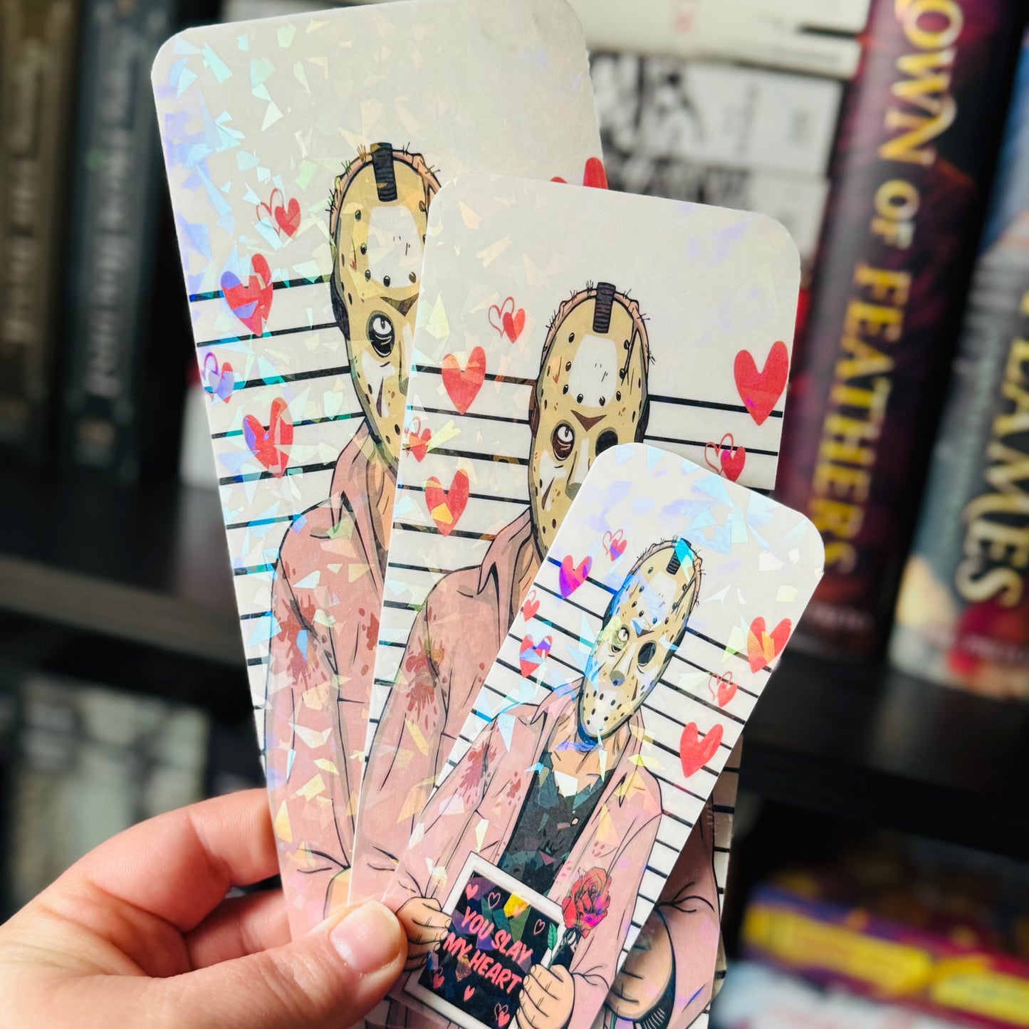 Killer Love Valentines Bookmarks