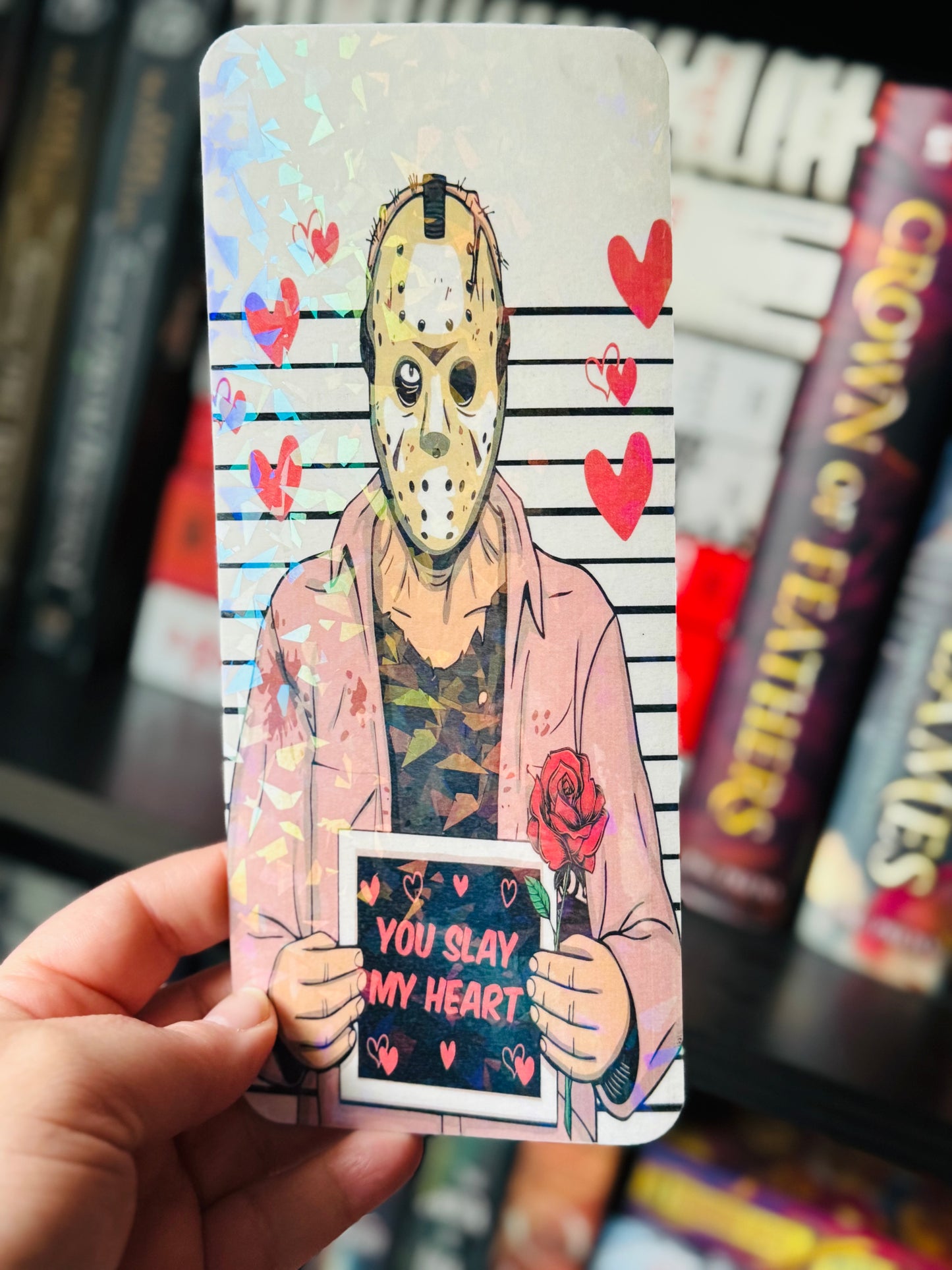 Killer Love Valentines Bookmarks