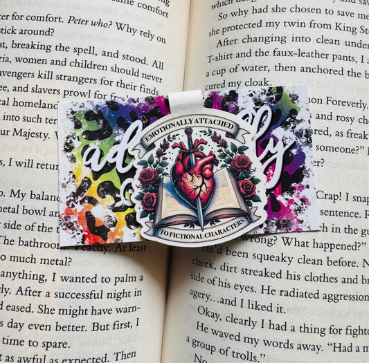 Emotionally Attached - Magnetic Bookmark