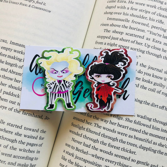 Beetlejuice Inspired Bookmarks
