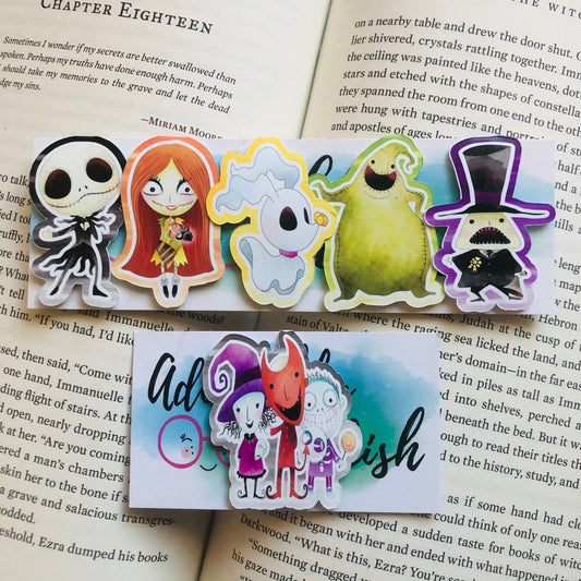 Nightmare Before Xmas Inspired Bookmarks