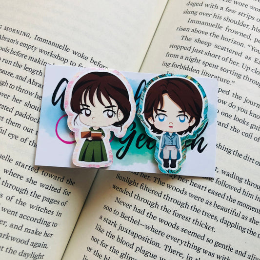 Austen Pride Inspired - Magnetic Bookmarks