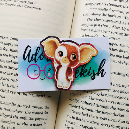 Mogwai/Alien Inspired - Magnetic Bookmark