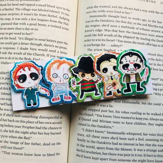 Horror Movie Inspired Bookmarks