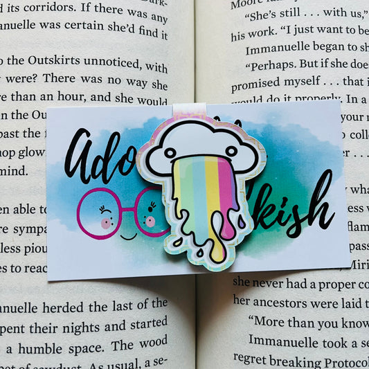 Rainbow Cloud Inspired - Magnetic Bookmark