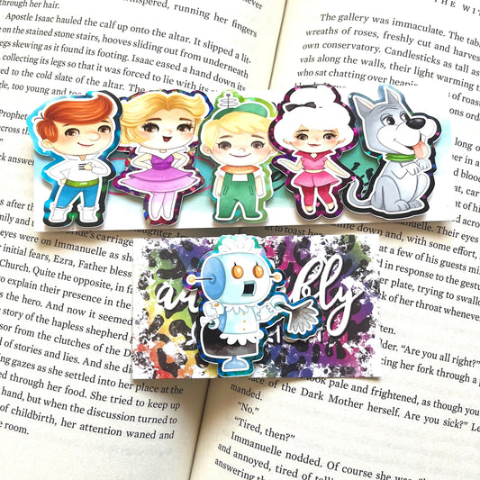 Space Family Inspired - Magnetic Bookmarks