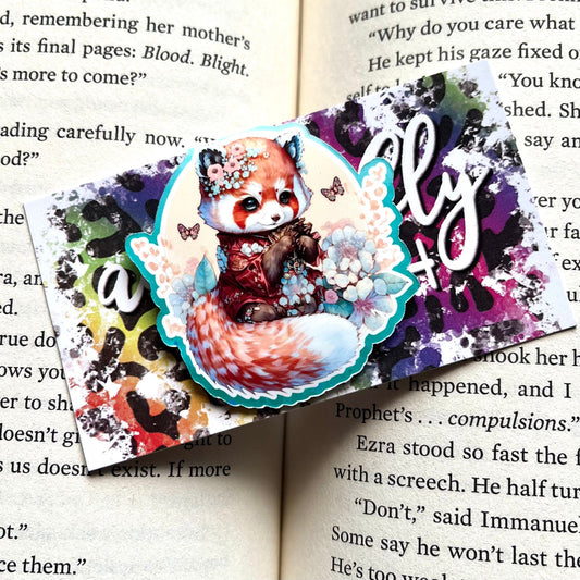 Red Panda Inspired - Magnetic Bookmark