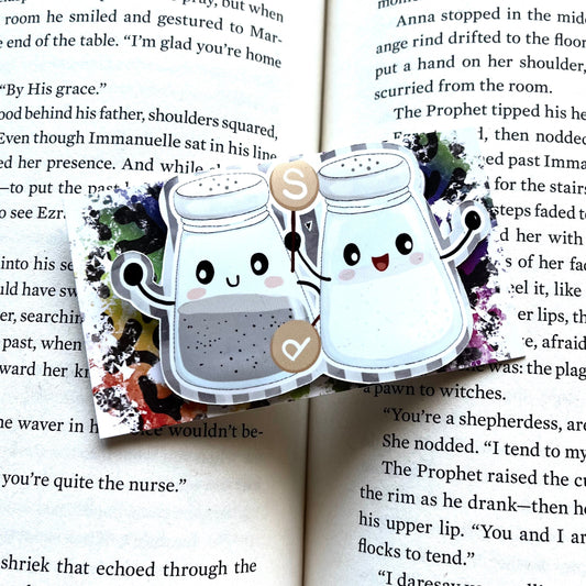 Salt & Pepper Inspired - Magnetic Bookmark