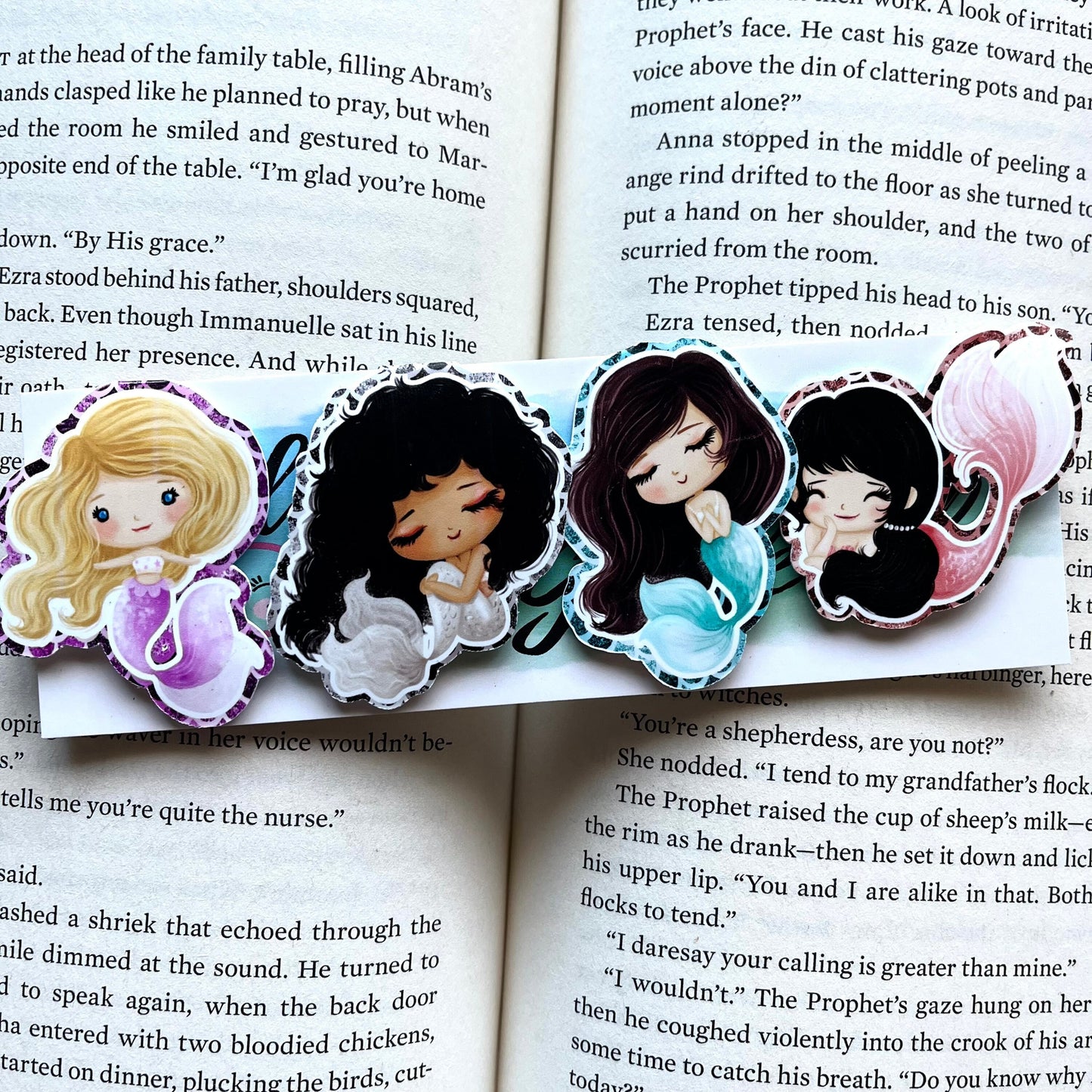 Mermaids Inspired - Magnetic Bookmarks