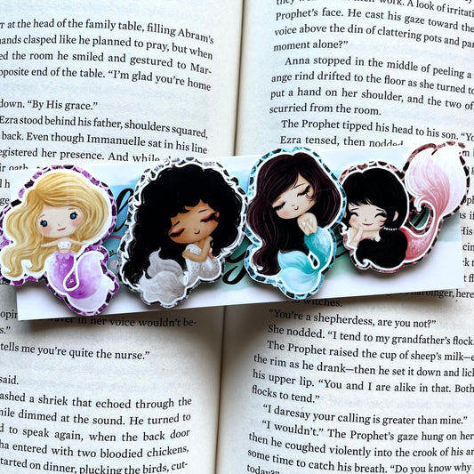 Mermaids Inspired - Magnetic Bookmarks