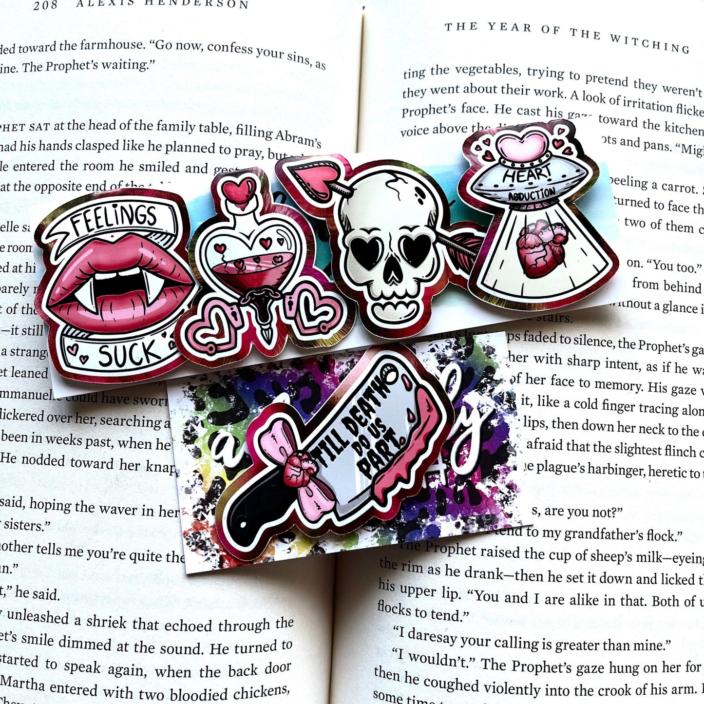 Love Bites -  Inspired - Magnetic Bookmarks