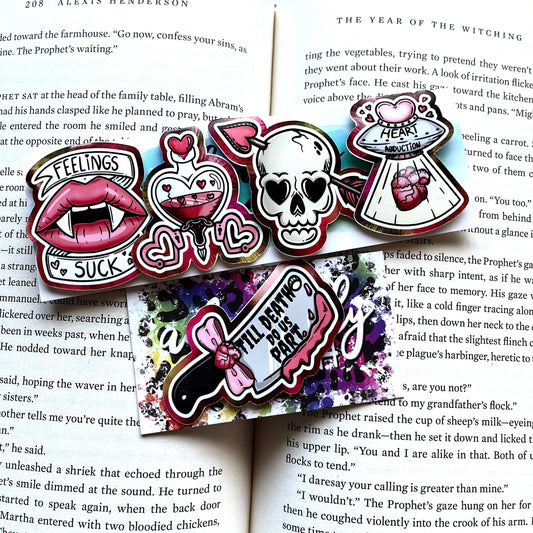 Love Bites -  Inspired - Magnetic Bookmarks