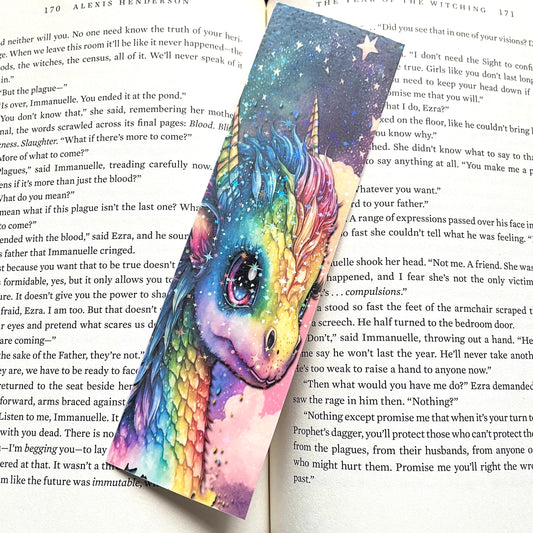 Rainbow Dragon - Laminated Bookmarks