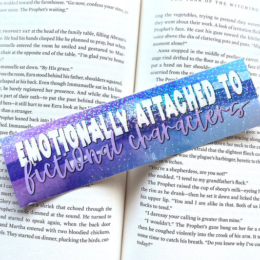 Emotionally Attached - Laminated Bookmarks