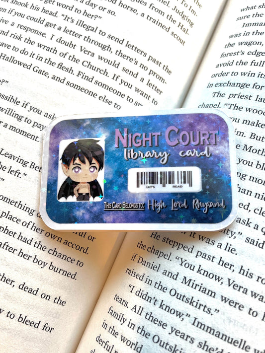Library Card Inspired - Magnetic Bookmarks