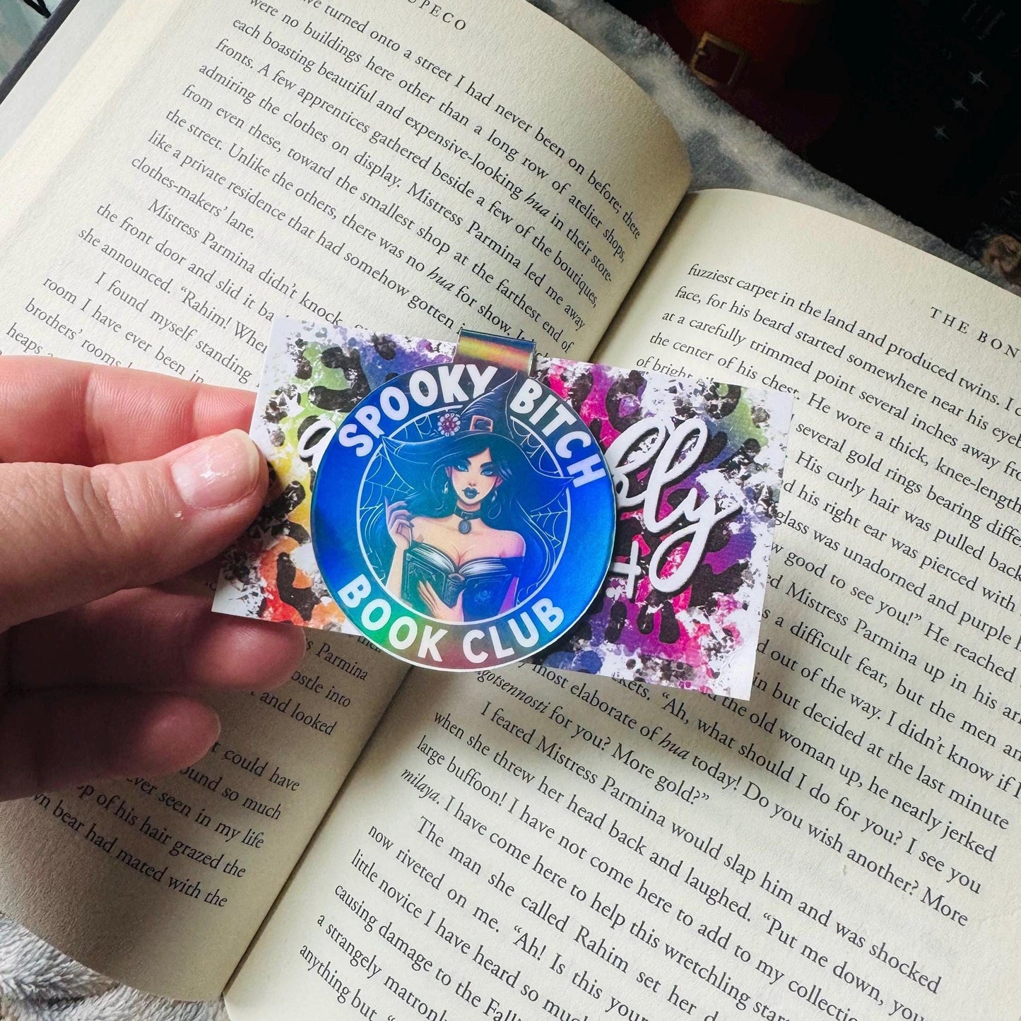Spooky Witch Book Club Magentic Bookmarks