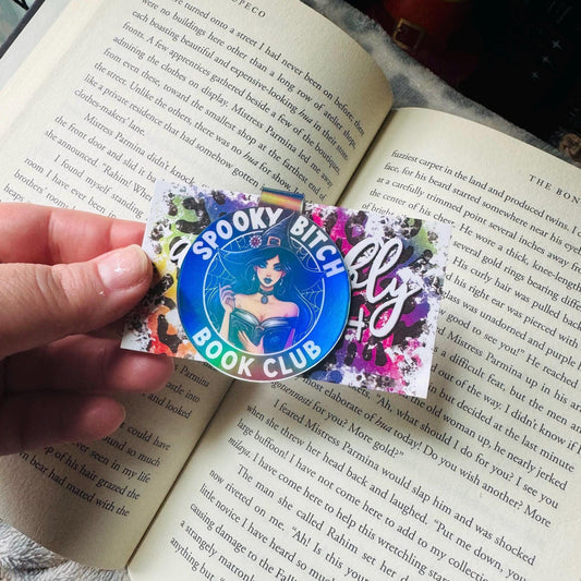 Spooky Witch Book Club Magentic Bookmarks