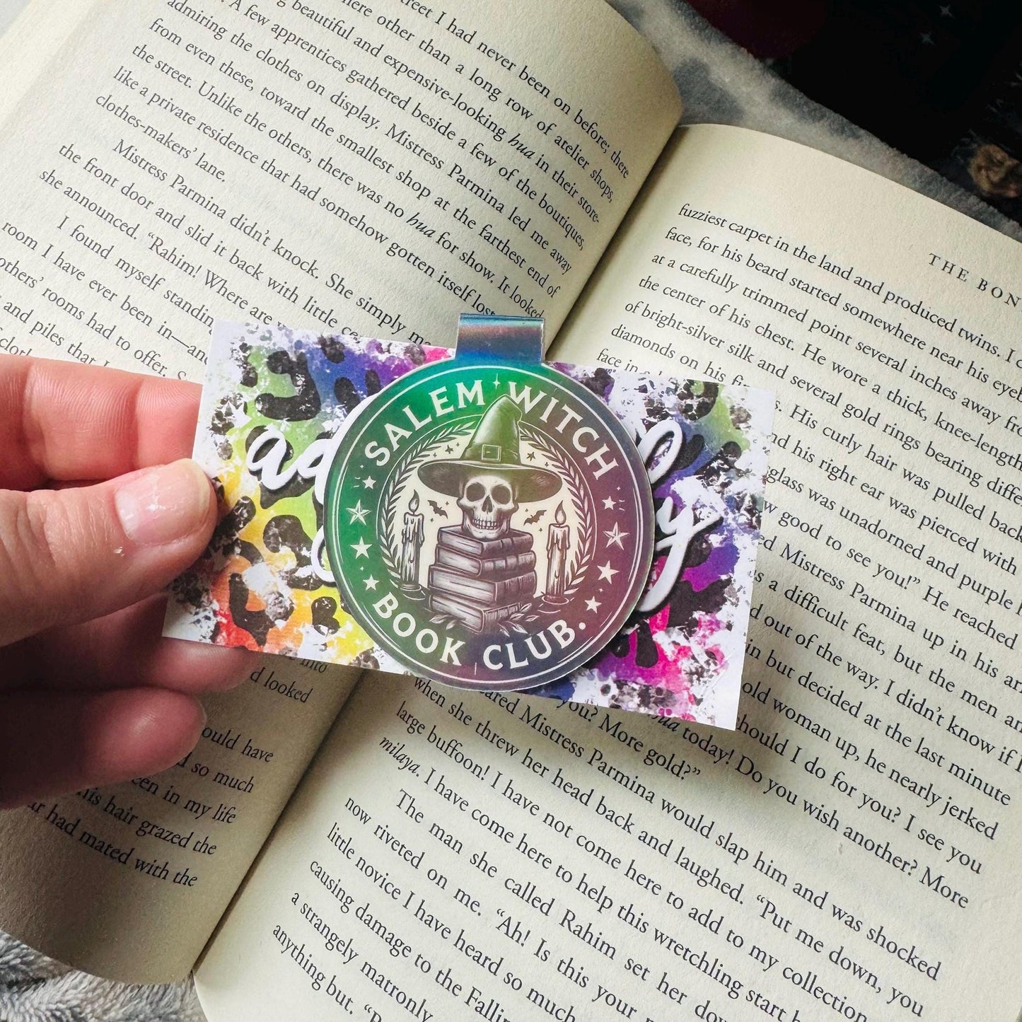 Salem Witch Book Club Magentic Bookmarks