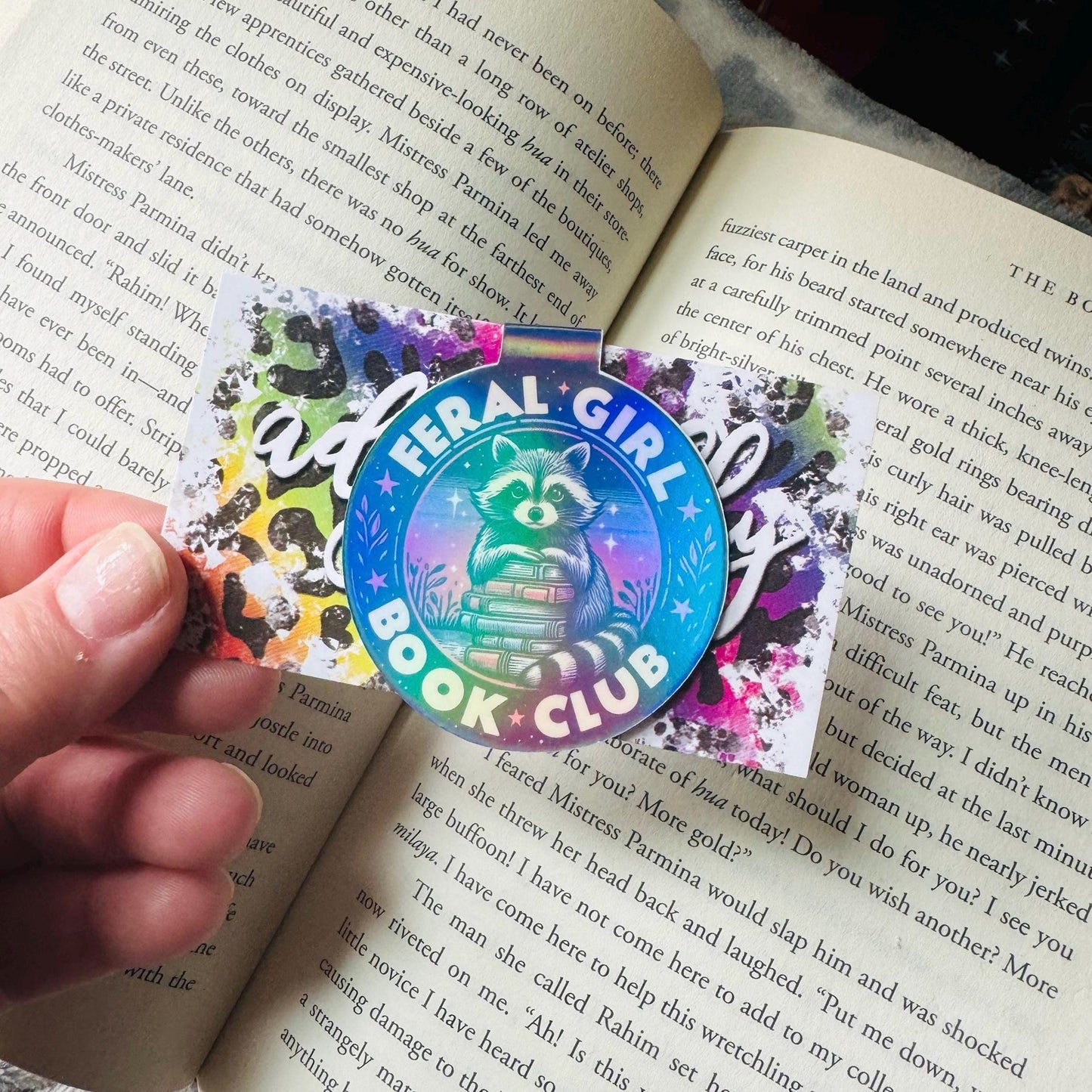 Feral Girls Book Club Magentic Bookmarks