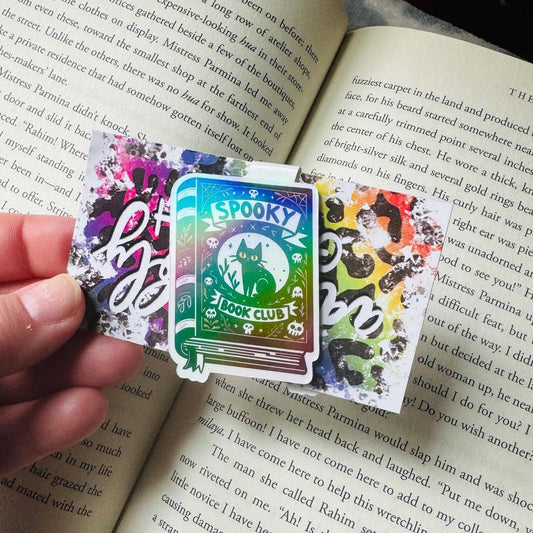 Spooky Book Club Magentic Bookmarks